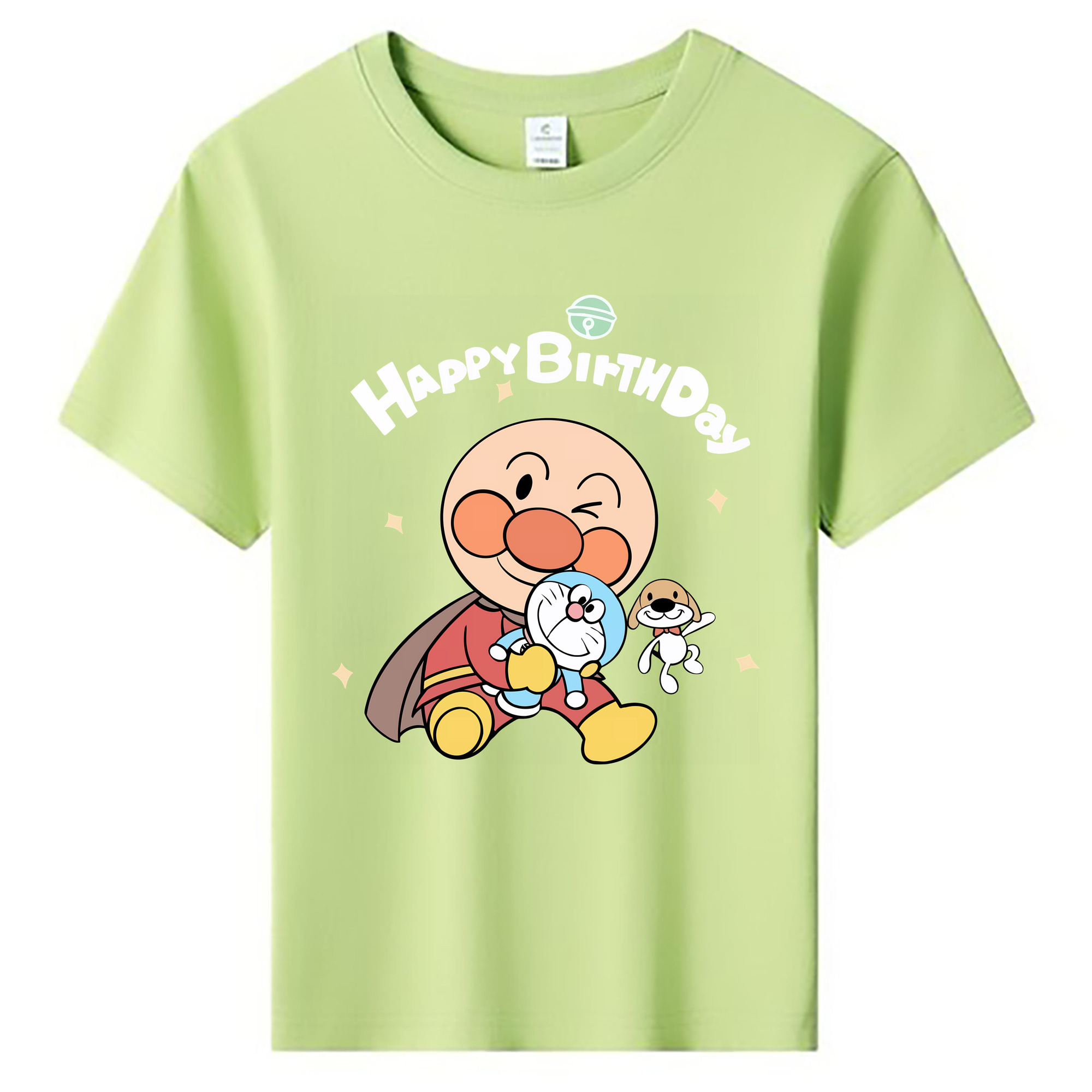 （画像用） アンパンマン Anpanman 綿100％キッズTシャツ（フロントプリント）